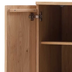 Hot Wohnen 90x136x37 Stauraumvitrine als Highboard - Crupean