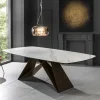 Best Wohnen 220x76x110 Tisch in Marmoroptik Keramikplatte - Vainy