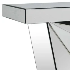 Discount Wohnen 120x81x36 Tischkonsole aus Spiegelglas - Aknita