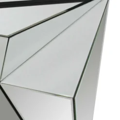 Discount Wohnen 120x81x36 Tischkonsole aus Spiegelglas - Aknita
