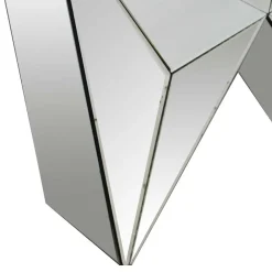 Discount Wohnen 120x81x36 Tischkonsole aus Spiegelglas - Aknita