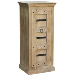 Sale Wohnen 55x120x45 1-türige Hochkommode im Shabby Chic - Abid