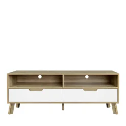 New Wohnen 140x52x40 TV Kommode im Skandi Design - Justa