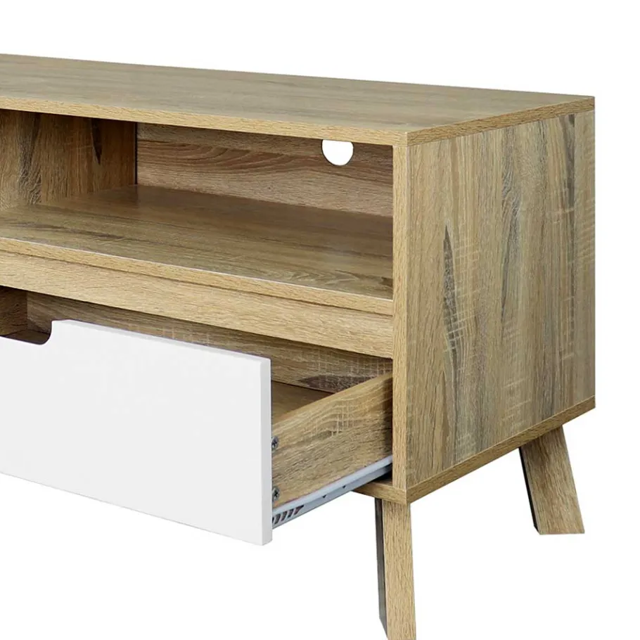 New Wohnen 140x52x40 TV Kommode im Skandi Design - Justa