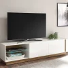 Online Wohnen 188x46x40 TV Lowboard mit 2 Klappen - Myrda
