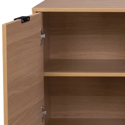 Sale Wohnen 140x76x40 TV Phonoschrank in Eiche & Schwarz - Brausca