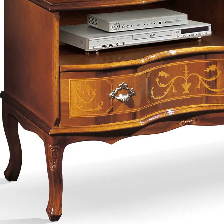 Discount Wohnen 169x60x37 TV Phonotisch mit Barock Design - Motiz
