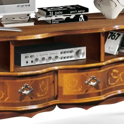 Discount Wohnen 169x60x37 TV Phonotisch mit Barock Design - Motiz