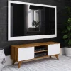 Sale Wohnen 134x48x40 TV Schrank mit Türen & Fächern - Diesta