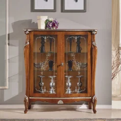 Outlet Wohnen 107x120x40 Vitrine im Italienischen Stil - Carlenna
