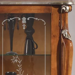 Outlet Wohnen 107x120x40 Vitrine im Italienischen Stil - Carlenna