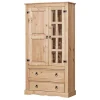Sale Wohnen 100x190x41 Vitrinenschrank Landhaus Mexiko - Jardino