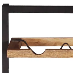 Outlet Wohnen 65x35x25 Wand Weinregal für acht Flaschen - Evradon