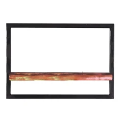 Clearance Wohnen 50x35x25 Wandboard aus Altholz mit Metallrahmen - Jamaica