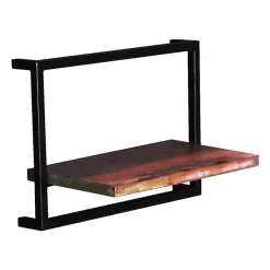 Clearance Wohnen 50x35x25 Wandboard aus Altholz mit Metallrahmen - Jamaica