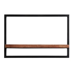 Best Wohnen 65x25x35 Wandboard aus Holz & Altmetall - Mendoza