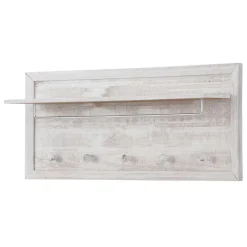 Online Wohnen 100x60x16 Wandgarderobe in Creme aus Kiefer - Esgada