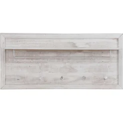 Online Wohnen 100x60x16 Wandgarderobe in Creme aus Kiefer - Esgada