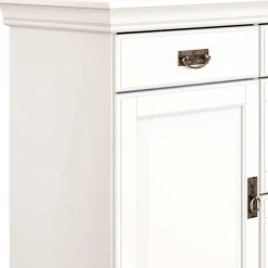 Discount Wohnen 180x84x40 Weißes Sideboard - Landhaus modern - Akbelev