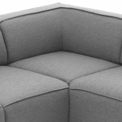 Clearance Wohnen 324x70x195 Wohnlandschaft in Hellgrau - Brianco