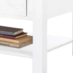Discount Wohnen 110x45x60 Wohnziimmer Tisch mit zwei Schubladen - Syntia