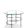 Discount Wohnen 60x46x60 Wohnzimmer Glastisch modern - Tobblino
