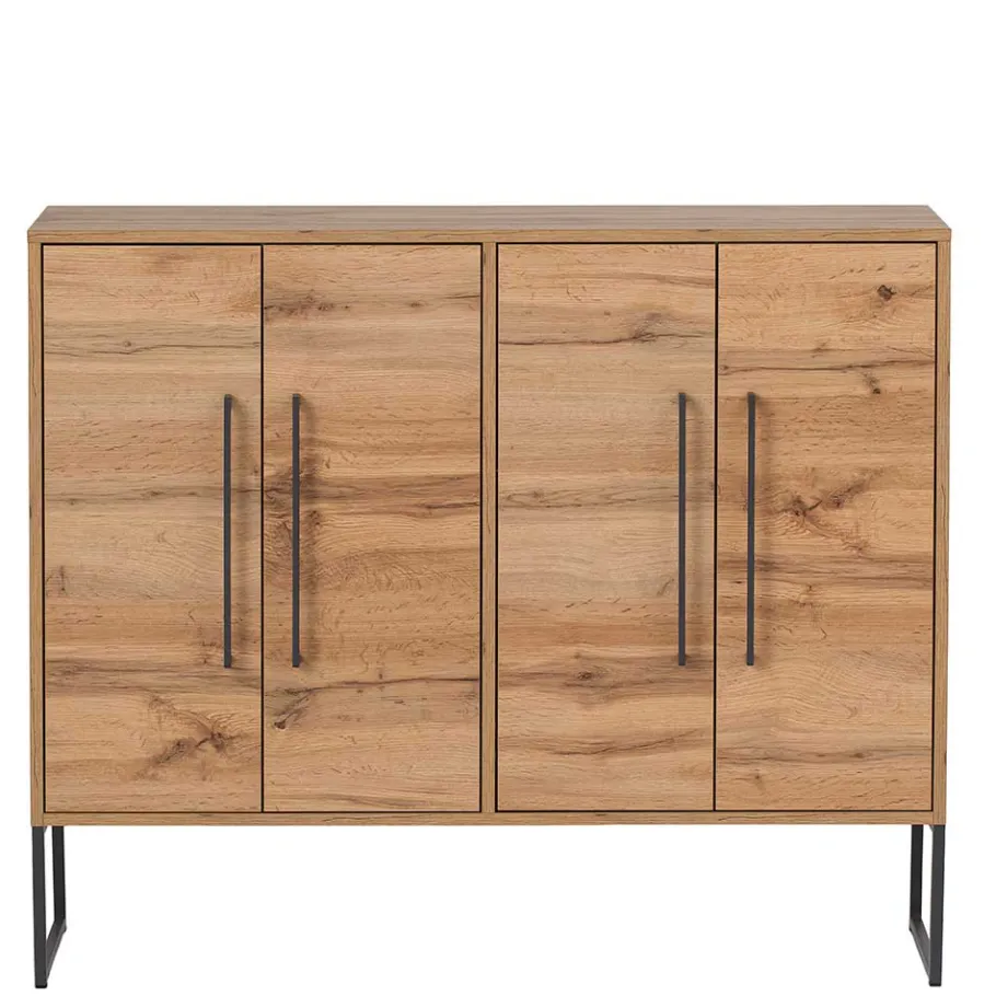Online Wohnen 112x94x33 Wohnzimmer Kommode mit vier Türen - Swurta