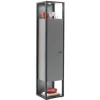 Clearance Wohnen 40x178x37 Wohnzimmer Schrank in Grau & Anthrazit - Ridona I