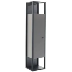 Clearance Wohnen 40x178x37 Wohnzimmer Schrank in Grau & Anthrazit - Ridona I