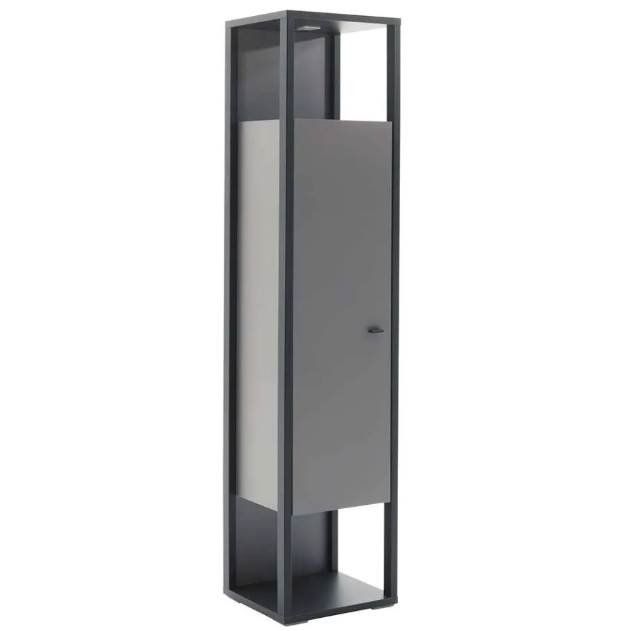 Clearance Wohnen 40x178x37 Wohnzimmer Schrank in Grau & Anthrazit - Ridona I