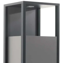 Clearance Wohnen 40x178x37 Wohnzimmer Schrank in Grau & Anthrazit - Ridona I