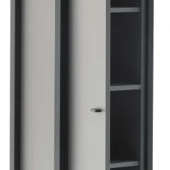 Clearance Wohnen 40x178x37 Wohnzimmer Schrank in Grau & Anthrazit - Ridona I