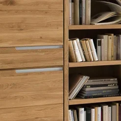 Discount Wohnen 114x134x41 Wohnzimmer Schrank mit Regal Teil - Croconia