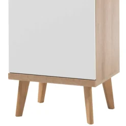 Best Wohnen 50x197x40 Wohnzimmer Schrank mit Glas - Cablos I