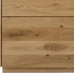 Clearance Wohnen 63x208x44 Wohnzimmer Vitrine aus Wildeiche massiv - Obinson