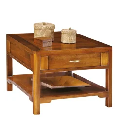 Outlet Wohnen 70x46x70 Wohnzimmertisch in italienischem Design - Vibon I