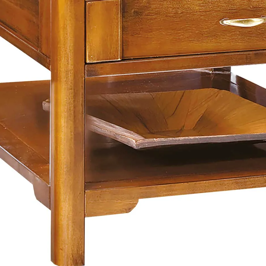 Outlet Wohnen 70x46x70 Wohnzimmertisch in italienischem Design - Vibon I