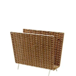 Best Wohnen 42x35x20 Zeitungsständer aus Kunstrattan Beige - Julesta