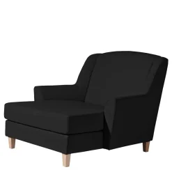 Sale Wohnen XXL Sessel in Schwarz und Buche - Presto