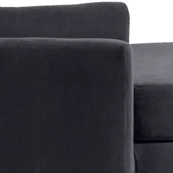 Sale Wohnen XXL Velours Sessel in Anthrazit - Renero