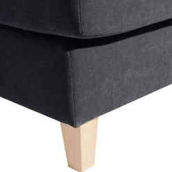 Sale Wohnen XXL Velours Sessel in Anthrazit - Renero