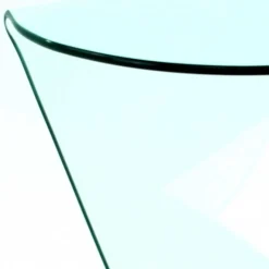 Online Wohnen Z-Design Beistelltisch aus Sicherheitsglas - Melma