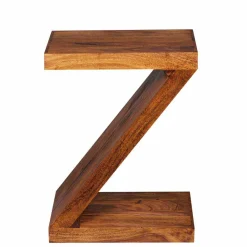 Clearance Wohnen Z-Design Beistelltisch Hoslo aus Holz mit Klarlack