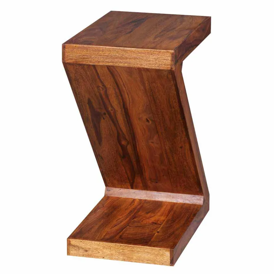 Clearance Wohnen Z-Design Beistelltisch Hoslo aus Holz mit Klarlack