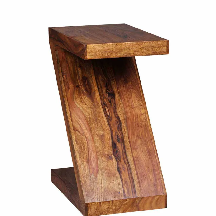 Clearance Wohnen Z-Design Beistelltisch Hoslo aus Holz mit Klarlack