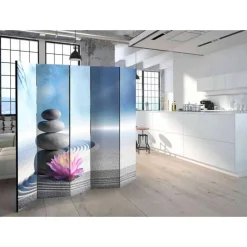 Clearance Wohnen Zen Foto Raumteiler Sand & Steine & Blüte - Baina