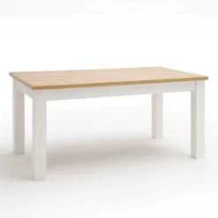 Hot Wohnen Zweifarbiger Landhaus Esstisch 160x90 cm - Samula