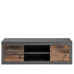 Discount Wohnen Zweifarbiges TV Board 153 cm breit - Timuras