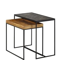 New Wohnen Zweisatztisch Beistelltische Set - Cadors (zweiteilig)