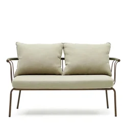 Sale Wohnen Zweisitzer Gartensofa in Braun - Ragusca